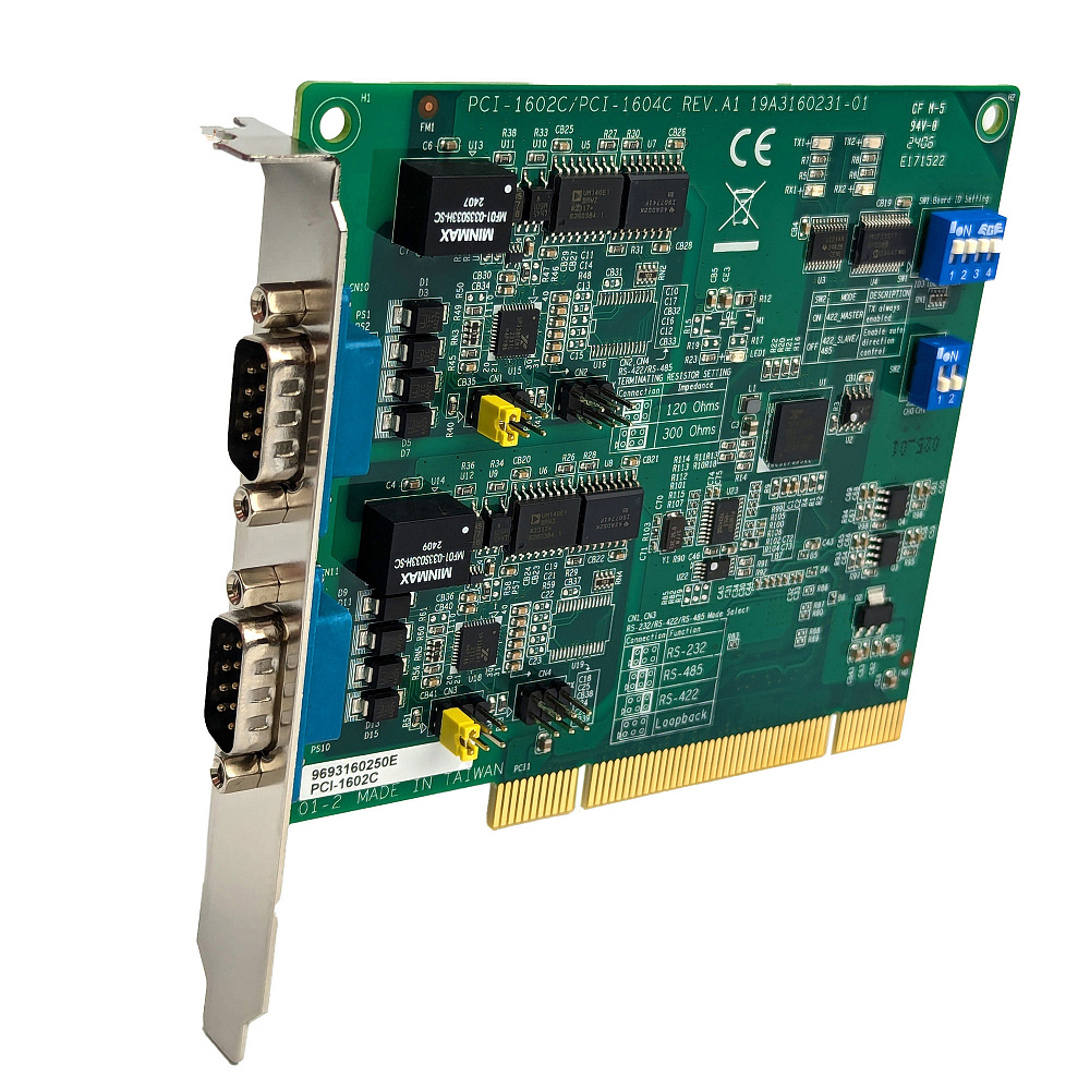 Фотообзор платы расширения Advantech PCI-1602C от АВЕОН